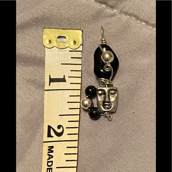Designs by Janelle - Handmade Silver Wire Face Charm - Picture 13 of 13